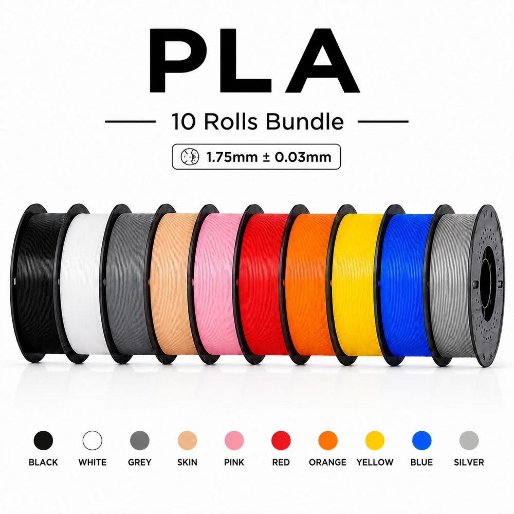 Jahora 5KG (11LBS) PLA Filament Bundle